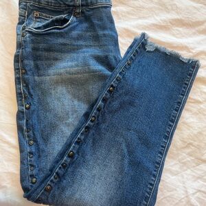 STS Blue Ankle Jeans with Studded Accents